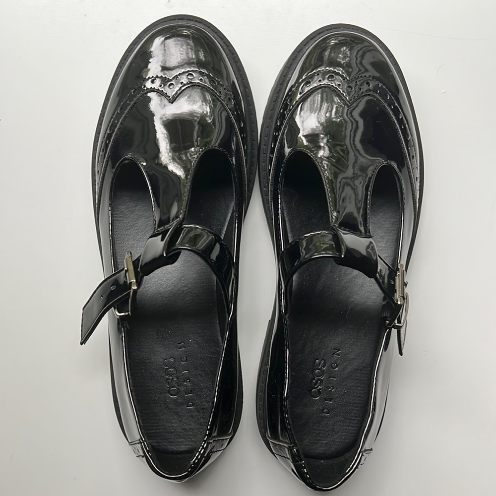 ASOS Black Patent Mary Janes